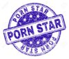 Scratched Textured PORN STAR Stamp Seal